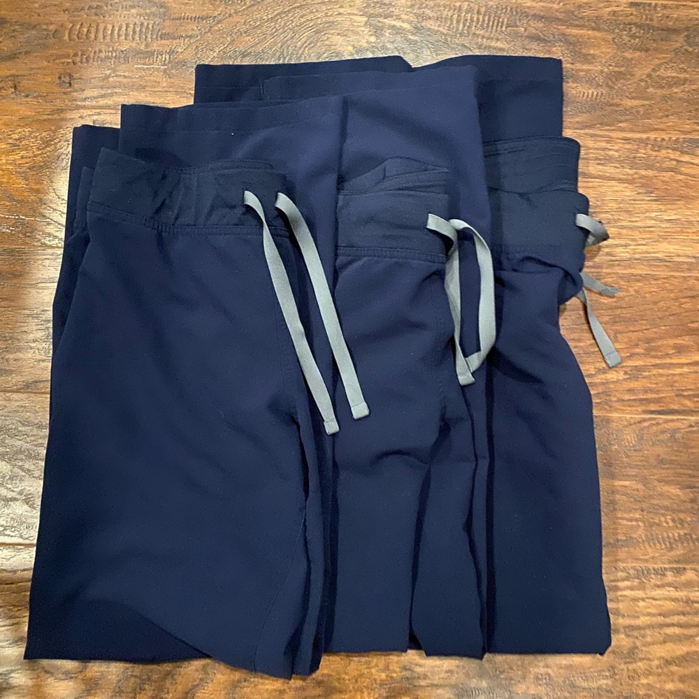 Figs Livingston Scrub Pants Size Small Navy